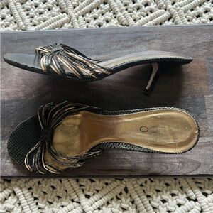 ALDO Slip on mules heels Size 8.5 GUC
